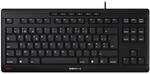 CHERRY Stream Keyboard TKL, Kabelgebundene Tastatur ohne Nummernblock, Belgisches