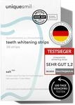 Uniquesmile Zahnaufhellung Whitening Strips - Testsieger 2024-100 Tage risikofrei