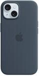Apple iPhone 15 Silikon Case mit MagSafe &ndash; Sturmblau ​​​​​​​