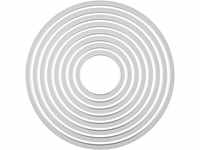 Sizzix 2118737551 Framelits Circles Set, Andere, Silber, 0