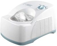 De'Longhi ICK 5000 Eiscremeautomat, Kompressor, wei&szlig;, 24.5 cm l x 42.6 cm b x 32.6