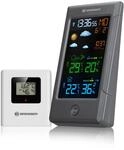 Bresser Wetterstation Funk mit Au&szlig;ensensor ClimateTemp NBF, DCF-Funkuhr, innen und