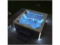 HOME DELUXE - Outdoor Whirlpool - Stream Big Pure - Maße: 208 x 208 x 88 cm -...