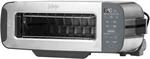 Ninja Foodi 3-in-1 Toaster, Elektrogrill mit Deckel, Edelstahl, ST202EU 