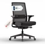 ofinto Active B&uuml;rostuhl Mattschwarz TESTSIEGER | Ergonomischer Schreibtischstuhl mit