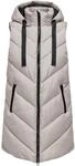 JDY Damen 3/4-lange Steppweste JDYSkylar Padded Hood Waistcoat mit Kapuze 15220630