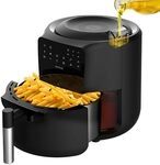 Cecotec Hei&szlig;luftfritteuse Cecofry Rain. 1550 Watt, 5,5 Liter, Autodose Rain Oil, 8