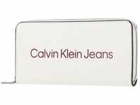 Calvin Klein Long Zip Around Wallet Ivory