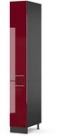 Vicco Apothekerschrank Fame-Line, Bordeaux Hochglanz, 30 cm, zur Kombination mit