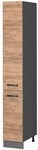 Vicco Apothekerschrank R-Line, Goldkraft Eiche, 30 cm | 2 Ausz&uuml;ge &middot; 5...