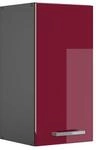 Vicco H&auml;ngeschrank R-Line, Rot Hochglanz, 30 cm | 1 T&uuml;r &middot; 1 Einlegeboden &middot;...