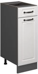 Vicco K&uuml;chenunterschrank R-Line, Wei&szlig; Landhaus, 30 cm ohne Arbeitsplatte, zur