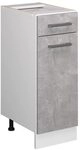 Vicco K&uuml;chenunterschrank R-Line, Beton, 30 cm ohne Arbeitsplatte, zur freien