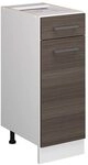 Vicco K&uuml;chenunterschrank R-Line, Edelgrau, 30 cm | 1 Schublade &middot; Ohne...