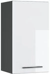 Vicco H&auml;ngeschrank Fame-Line, Wei&szlig; Hochglanz, 40 cm, zur Kombination mit...