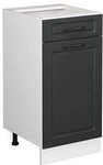 Vicco K&uuml;chenunterschrank R-Line, Anthrazit Landhaus, 40 cm ohne Arbeitsplatte,...