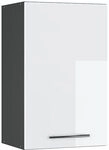 Vicco H&auml;ngeschrank Fame-Line, Wei&szlig; Hochglanz, 45 cm | MDF-Front &middot; Soft-Close...