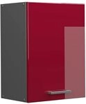Vicco H&auml;ngeschrank R-Line, Rot Hochglanz, 45 cm, zur freien Kombination...