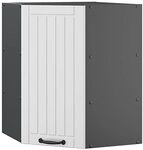 Vicco Eckh&auml;ngeschrank Fame-Line, Wei&szlig; Landhaus, 57 cm, zur Kombination mit weiteren