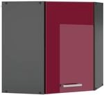 Vicco Eckh&auml;ngeschrank R-Line, Rot Hochglanz, 57 cm, zur freien Kombination...
