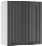Vicco H&auml;ngeschrank Fame-Line, Anthrazit Landhaus, 60 cm, zur Kombination mit