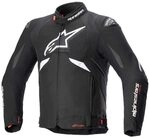 Alpinestars T-GP R V3 Drystar wasserdichte Motorrad Textiljacke (Black/White,M)