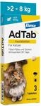 AdTab Katze 2-8 kg Kautablette als Zecken- und Flohschutz mit...