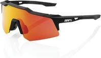 100% Speedcraft XS Herren-Sonnenbrille, Einheitsgr&ouml;&szlig;e, weich, Schwarz/Rot