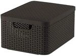 CURVER Style Aufbewahrungsbox, Polypropylen, Schokoladenbraun, 39.3 x 29.3 x 18.7 cm