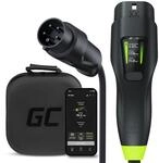 Green Cell GC Habu Elektroautos Mobile Wallbox 11kW 7m EV Ladeger&auml;t Typ 2 bis CEE