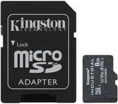 Kingston Industrial microSD - 8GB microSDHC Industrial C10 A1 pSLC Karte + SD-Adapter