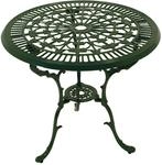 DEGAMO Bistrotisch Gartentisch in Jugendstil Optik aus Aluminiumguss...