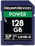 Delkin Devices 128 GB Power SDXC UHS-II (U3/V90) Speicherkarte