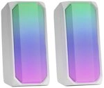 Mars Gaming MSRGB, 15W Gaming-Lautsprecher, Bluetooth 5.0, RGB Full Mesh, 2 Aktive
