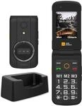 AGM M8 FLIP Klapphandy ohne Vertrag, 4G Seniorenhandy mit gro&szlig;en Tasten,