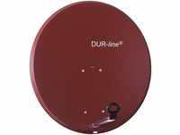 DUR-line MDA 80cm Rot - Aluminium Satellitenschüssel mit LNB Feedhalterung -...