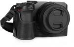 MegaGear Ever Ready Kameratasche aus echtem Leder, kompatibel mit Nikon Z30 (Schwarz)