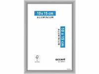 accent by nielsen Aluminium Bilderrahmen Accent, 10x15 cm, Silber Matt