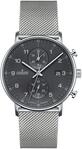 JUNGHANS Herrenuhr mit Milanaise-Armband Chronoscope Form C 41/4877.44