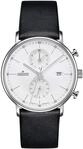 JUNGHANS Herrenuhr Chronoscope Form C 41/4770.00 | mit schwarzem Lederband