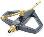 REHAU Kreisregner Premium, aus Messing, Sprinkler-Bereich bis zu 15m, Rasensprenger