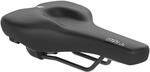 602 M-D Active, Trekking & City Fahrradsattel SQlab, Schwarz, 16 cm
