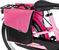 Puky DT 3 Kinder Fahrrad Gep&auml;cktr&auml;gertasche/Doppeltasche pink/schwarz