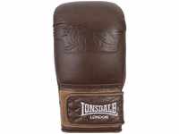 Lonsdale Unisex-Adult Bag Gloves Equipment, Vintage Brown, S/M