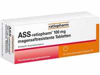 ASS ratiopharm 100 mg magensaftres.Tabletten 50 St