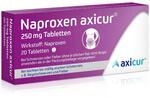 Naproxen axicur 250 mg Tabletten, bei Regelschmerzen und den Begleitsymptomen, wie