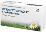 Desloratadin-ADGC&reg; 5 mg - 50 St&uuml;ck - Antiallergikum mit schneller &...