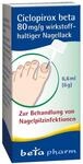 Ciclopirox beta 80 mg/g Nagellack zur Anwendung bei Nagelpilz - 6,6 ml