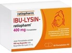 IBU-LYSIN-ratiopharm 400 mg Filmtabletten: Die schnelle Hilfe gegen Schmerzen.