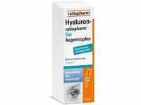 Hyaluron-ratiopharm Gel Augentropfen: Intensive Befeuchtung für trockene Augen,